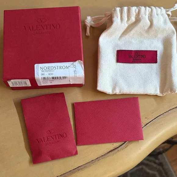 Valentino Garavani Black and Gold Studded Bracelet - Picture 4 of 4